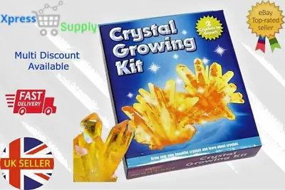 £5.55 • Buy Crystal Growing Kit World Of Science Kids Children Educational Gift Set Fun