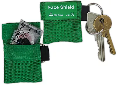 Resuscitation Cpr Face Shield In Key Fob - Emergency Mouth To Mouth • £1.99