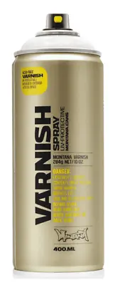 Montana Varnish Spray - UV Protective Clear Coating - Gloss Matt Or Semi Gloss • £12.99