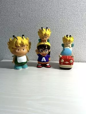 Dr. Slump Arale-Chan Gacchan Soft Vinyl Piggy Bank Set Of 3 • $266.94