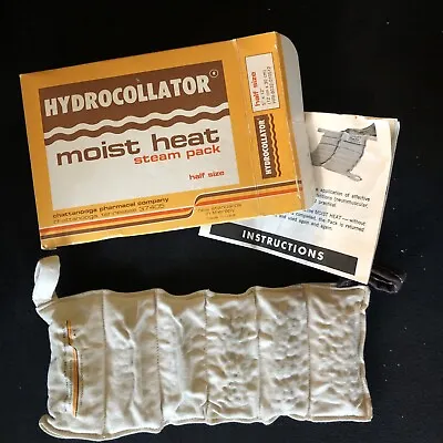 Hydrocollator Moist Heat Steam Pack Vtg Box Chattanooga Pharmacal Co • $12