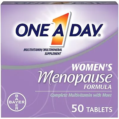 One A Day Women's Menopause Formula Multivitamin Supplement;  50 Count • $31.99