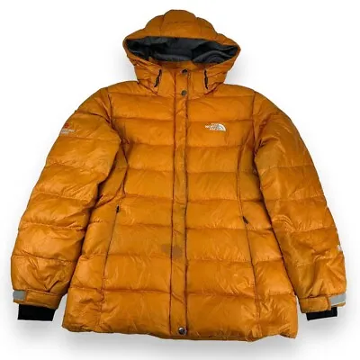 Vtg TNF The North Face 900 Summit Series Down Puffer Jacket Orange Med  JKT370 • $123.32