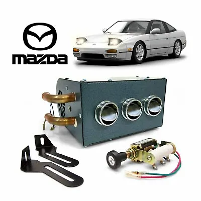 Mazda Compact 12V Under Dash Auxiliary Cab Heater Box Assembly RX-7 Turbo FD3S • $139.99