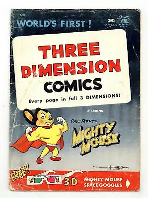 Three Dimension Comics Mighty Mouse 1N FR 1.0 1953 10/1953 2nd Printing • $4.50