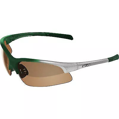 Maxx Domain Sunglasses Green Silver TR90 Frame W HD Polarized Amber Lenses • $21.99
