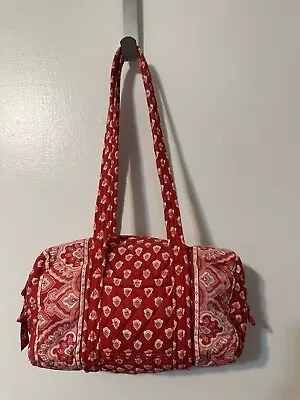 Vera Bradley Retired Pattern Nantucket Shoulder Bag Purse W 14  X H 8  4  EUC • $19.99