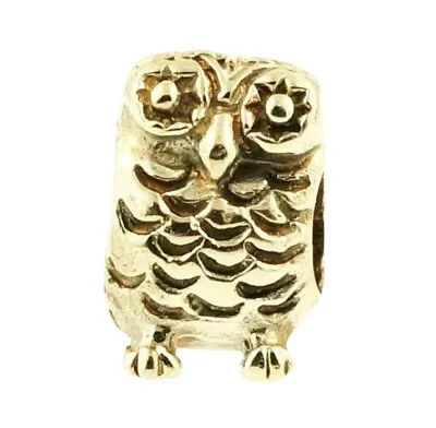Charm Company Sterling Silver Double Sided Owl Charm (8x12mm) • £14.99
