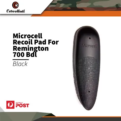 Cervellati Black Microcell Recoil Pad For Remington 700 Bdl Rifle Stock 216097-b • $71.50