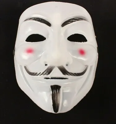 Guy Fawkes V For Vendetta Mask Anonymous Hacker Halloween Party Mask Cosplay NEW • $11.79