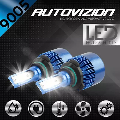 AUTOVIZION 9005 HB3 H10 LED Headlight Kit Cree 388W 38800LM 9140 9145 6000K Bulb • $19.39