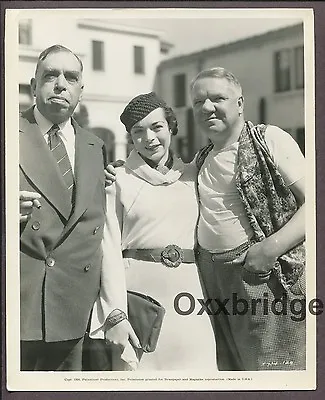 W.C FIELDS & IRVIN S COBB Daughter Elizabeth 1934 Original Candid Photo Humorist • $399