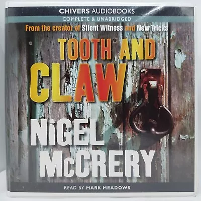 Audiobook-  Nigel McGrery's  Tooth & Claw - 8CDs Unabridged Talking Book  • £7