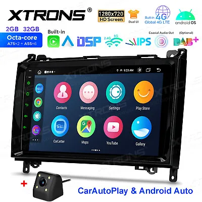 AHD CAM+Android 13 8-Core Car GPS Stereo Radio For Benz Sprinter Vito VW Crafter • $219.99