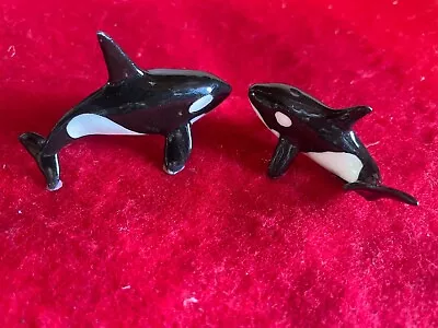 Retired Hagen Renaker Killer Whale/Orca Lot Of 2 • $21.99