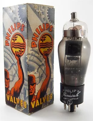 Philips Valve Sealed Radio Tube 6U7G Box Art Vacuum Amplifier Audio Miniwatt Vtg • $22.50