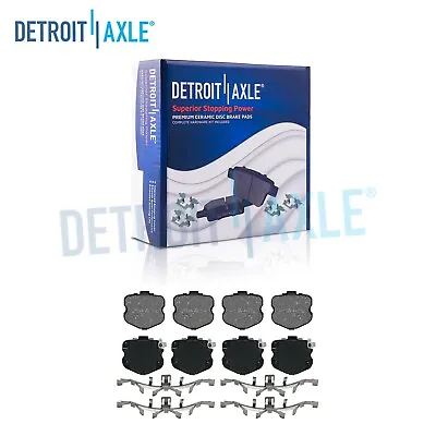 Pair Rear Ceramic Brake Pads W/ Hardware Set For 2009 - 2013 Chevrolet Corvette • $34.16