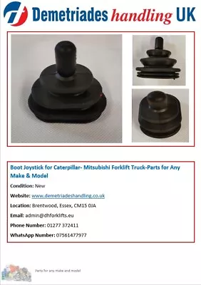 Boot Joystick For Caterpillar- Mitsubishi Forklift Truck-Parts For Any Trucks • £26.50