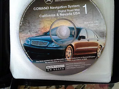 2002 Mercedes Benz COMAND NAV System  USA Digital Road Map CD#1 To 11(Package ) • $109.58