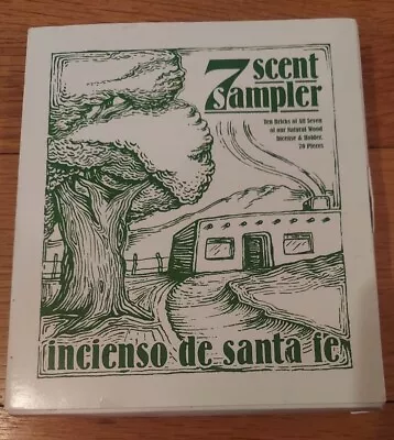 SANTA FE Incienso 7 Scent Sampler NATURAL WOOD Incense Of The West - 70 PACK New • $24.99