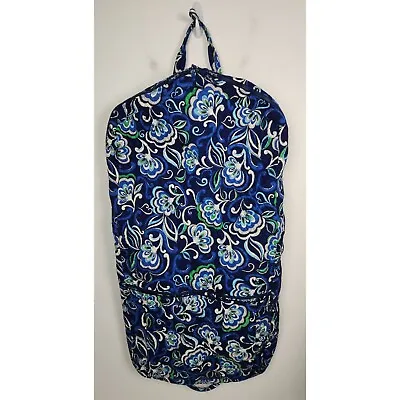 Vera Bradley Quilted Travel Garment Bag In Nora Grace Floral Luggage Hanging • $49.99