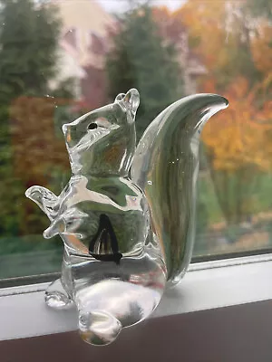 C50s Antonio Da Ros Cenedese Murano Glass  Squirrel Signed Figurine Blood Spot • $165