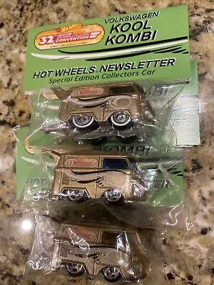 2018 Hot Wheels 32nd Convention Newsletter VW Kool Kombi Volkswagen SET Of 3 Var • $599.99