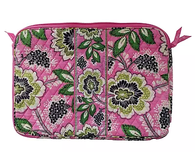 Vera Bradley Laptop Bag Pink Green Floral Laptop Sleeve Laptop Cover Authentic • $20