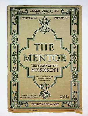 Mentor Magazine #163 VG- 3.5 1918 • $12.50