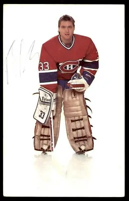 Montreal Canadiens Postcard Patrick Roy 100% Authentic Signature Auto • $28.29