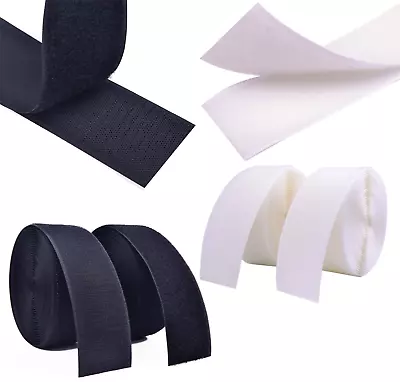 Sew-on Hook Loop Tape Hook And Pile Touch Fastener Various Sizes 20mm 35mm 100mm • £5.60