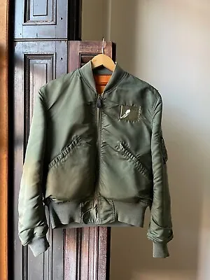 Vietnam War 1965 Usaf L-2b Alpha Industries Light Zone Flight Bomber Jacket (m) • $349.99