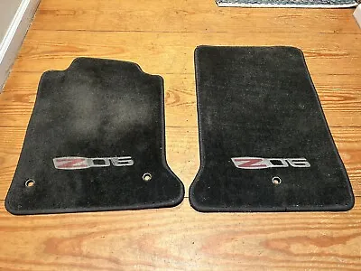 C6 Z06 Genuine Corvette Accessories Floormats Oem 0riginal Equipment Black RARE • $39.99