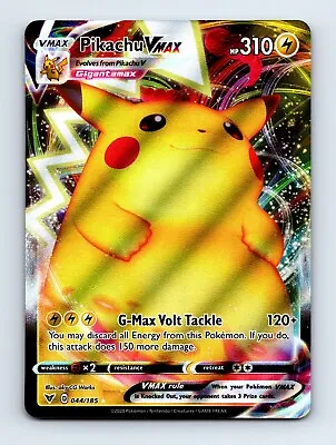 $3.50 • Buy Pokemon SWSH Vivid Voltage Pikachu VMAX Full Art Ultra Rare Card #044/185 ☆Mint☆