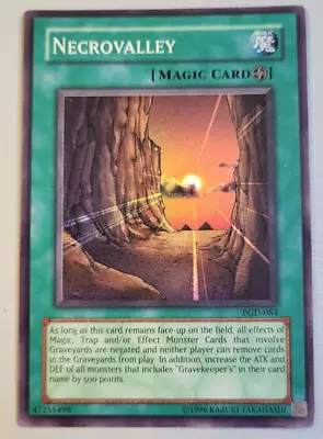 Yugioh - Necrovalley PGD-084 - SUPER RARE VG CONDITION • £9.99