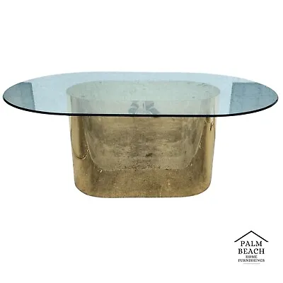 Vintage Curtis Jere Style Brass Dining Table • $2695