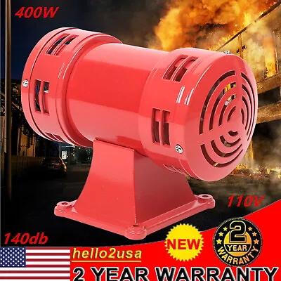 Air Siren 140db Industrial Siren Motor Driven  Siren MS-490 Air Raid Horn • $66