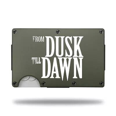 Custom Laser Engraved Wallet - FROM DUSK TIL DAWN - GREAT GIFT WALLET • $22