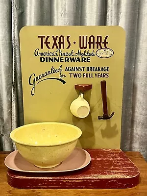 Vintage Texas Ware Animated General Store Display Advertising Mechanical WORKS! • $1699