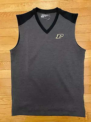 Nike Purdue Boilermakers Vest Fleece Jacket Mens Size Small Sleeveless • $29.99