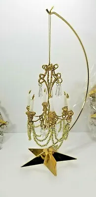 Miniature Hanging Candelabra Chandelier 7 Inches Tall Ornament • $19.99