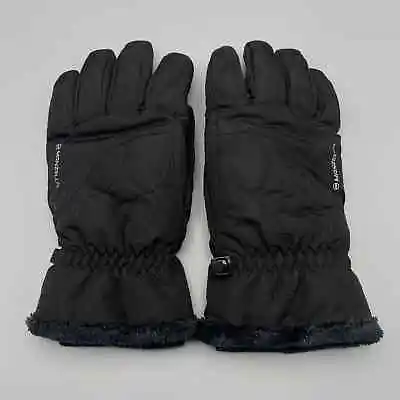 Manzella Morgan Black Insulated Gloves Women's L LG Synthetic Down Lined Warmest • $44.99