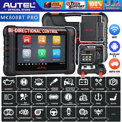 Autel MaxiCOM MK808BT PRO 2023 All System Diagnostic Tool Active Test FCA MK808S • $529