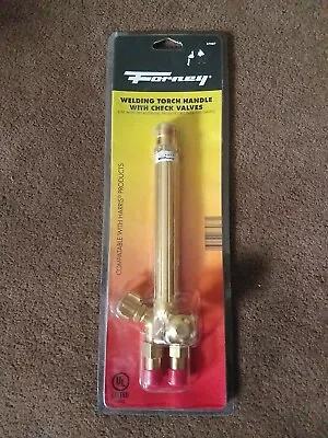 FORNEY WELDING # 87087 Victor Medium Duty Torch Handle W/ Check Valves • $50