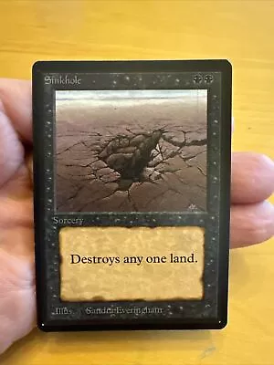 MTG [Beta] - Sinkhole - Excellent Condition! Magic The Gathering • $40