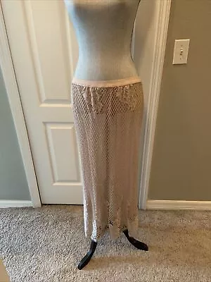 Free People Ladies Sheer Long Skirt Size Large • $35.99
