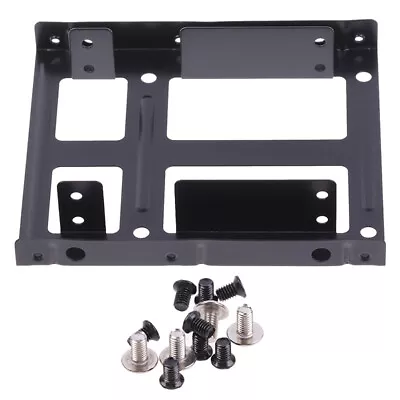 $9.97 • Buy Desktop 2.5 To 3.5 Hard Drive Dual Desktop SSD Mounting Bracket Internal AS-b