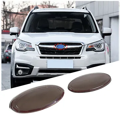 Front & Rear Car Logo Badge Emblem Decor Cover Trim For Subaru Forester 2013-18 • $12.99