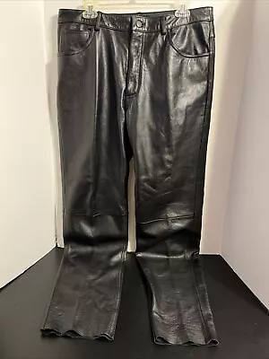 Colebrook American Classics Leather Jeans Pants Men's Size M 36 • $64.99