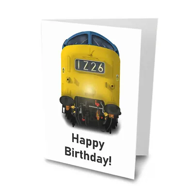 Personalised Class 55 Deltic Birthday Card Christmas Fathers Day Enthusiast • £3.89